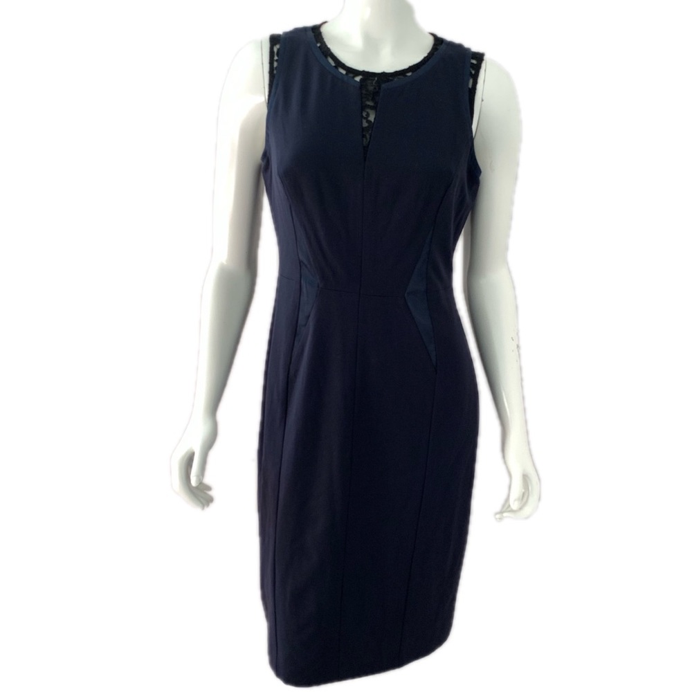 Ivy + Blu Navy and Black Sleeveless Dress 8